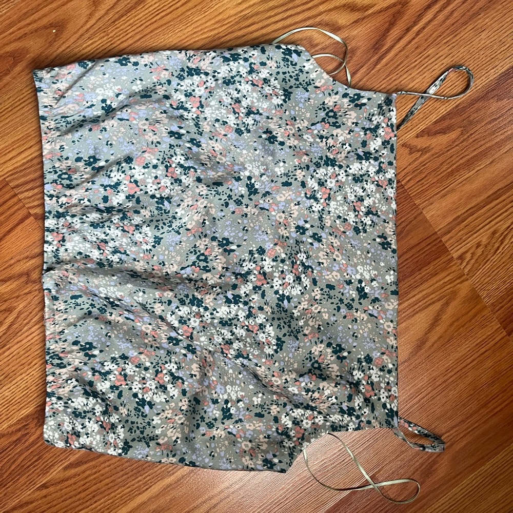 Floral Spaghetti Strap Top
